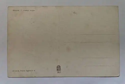 Prag Praha Prager Pulverturm Prašná Brána Tor Turm Stadt Tschechien 711 K TH