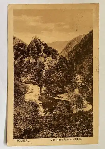 Bodetal Heuscheunenrücken Berg Harz Sachsen-Anhalt Deutschland 40039 K TH