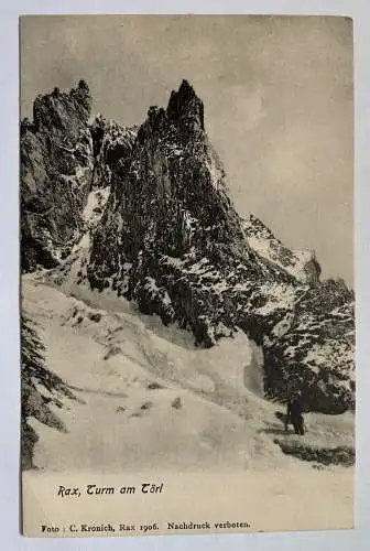 Rax, Turm Am Törl Berg Gebirge Schnee Österreich 165959 K TH