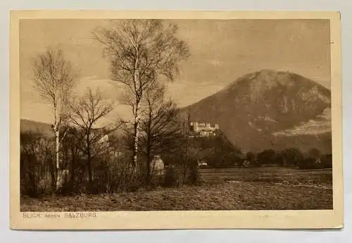 Blick Gegen Salzburg Festung Hohensalzburg Burg Stadt Österreich 8464 K TH
