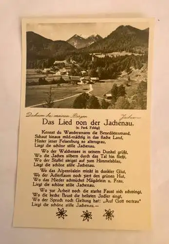 AK, Lied von der Jachenau, Daheim bei meinen Bergen (110225 BW)
