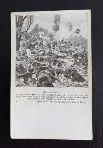 Kriegsbilder Riesenschlacht Vor Paris 165265 G