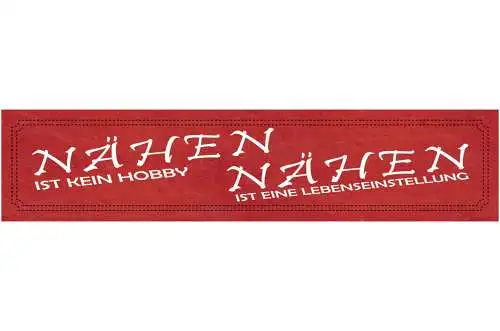Schild Nähen Ist Kein Hobby Nähen Ist Eine Lebenseinstellung 46 x 10