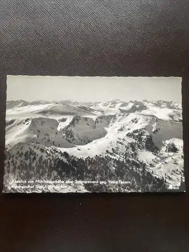Ausblick v. Mühlhauserhöhe über Schwarzwand geg. Hohe Tauern 400790 DN A