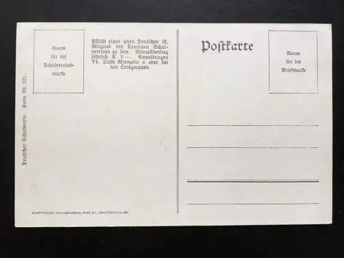 Deutscher Schulverein - Rax, Hofhalt & Lechnermauer - Künstlerkarte 16002 TH