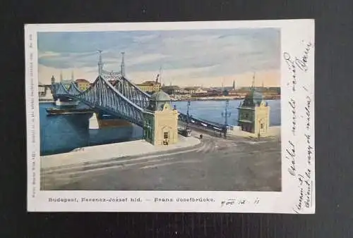 Budapest Franz Josefbrücke 5271 Ga 