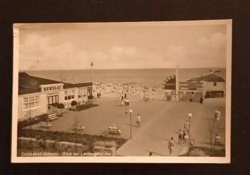 Ostseebad Grömitz Blick Zur Landungsbrücke 97 Ga G