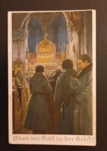Feldpost Ehre Sei Gott In Der Höh 600725 Ga G