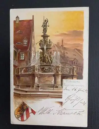 Nürnberg Tagendbrunnen 5286 Ga