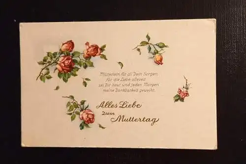 Ansichtskarte Alles Liebe Zum Muttertag Rosen 165269 Ga G