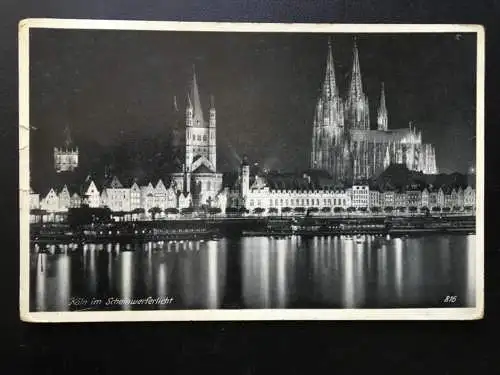 Köln im Scheinwerferlicht - Rhein - Kölner Dom 140450 TH