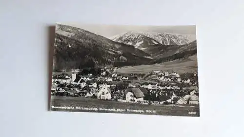 Sommerfrische Mürzzuschlag gegen Schneealpe 1904m. 40013FH