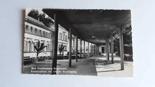 Bad Gleichenberg Steiermark, Kurmittelhaus mit offenen Wandelgang. 40041 FH ShSt