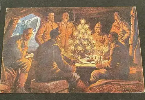 Soldaten Weihnachten Feier I Weltkrieg Silbernen Kreuze 80162