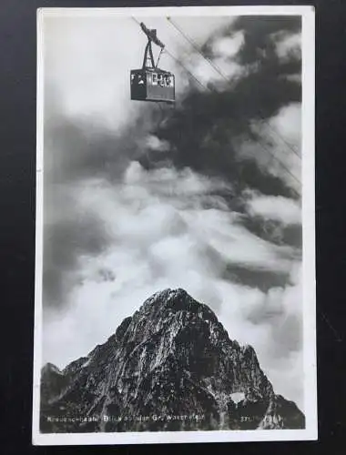 Kreuzeckbahn - Blick auf den Gr. Waxenstein - Seilbahn - Deutschland 400308 TH F