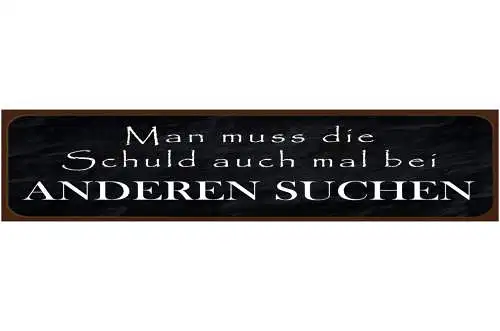 Schild Kein Kuchen Lösung Torte Süßes Diät Nachspeise 46 x 10 Blech od. Holz
