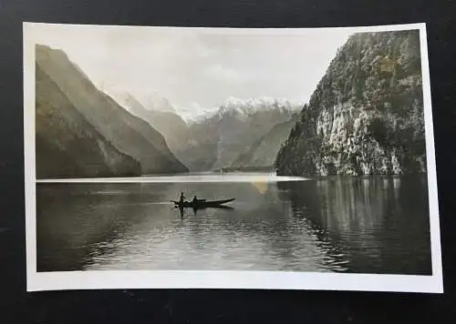 Der Königssee - Ruderboot -  Berchtesgaden Bayern - Deutschland 400273 TH F