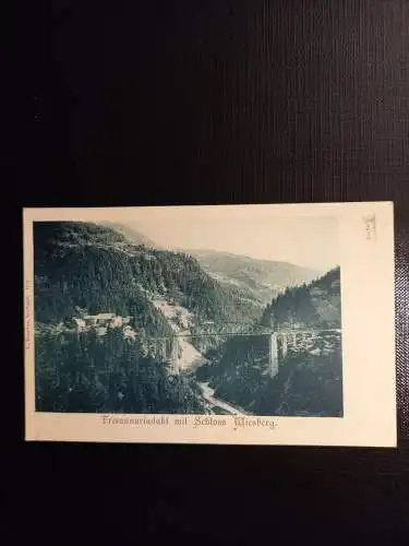 Trisannaviadukt mit Schloss Wieberg 400244 gr F