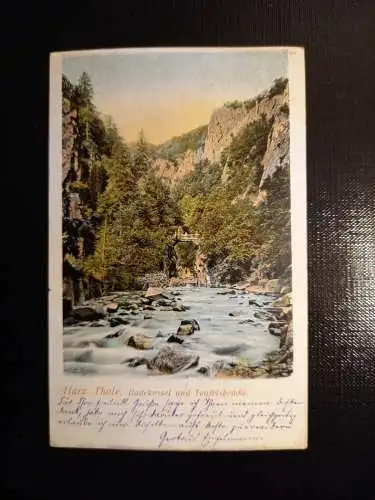 Harz Thale, Bodekessel u.Teufelsbrücke 410432 gr C