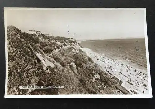 Bournemouth - The East Cliff - Meer Küste - England Großbritannien 400311 TH F