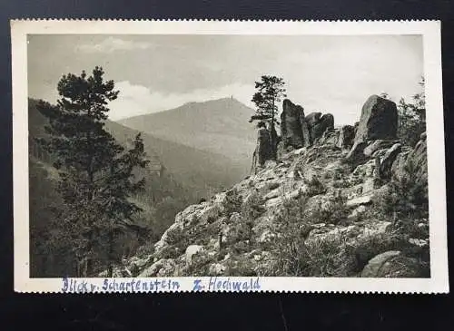 Blick v. Scharfenstein zum Hochwald - Zittauer Gebirge - Deutschland 400379 TH F