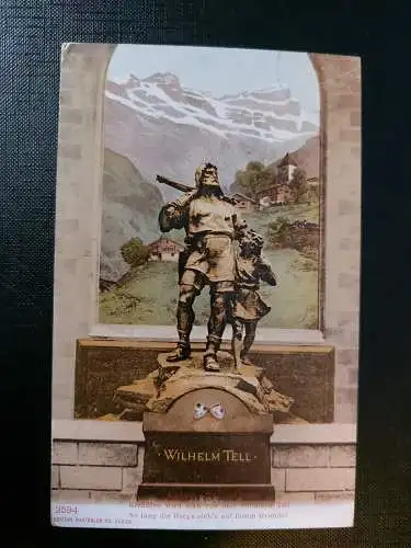 Wilhelm Tell Denkmal Altdorf Berge Dorf Schiller 402555 WM