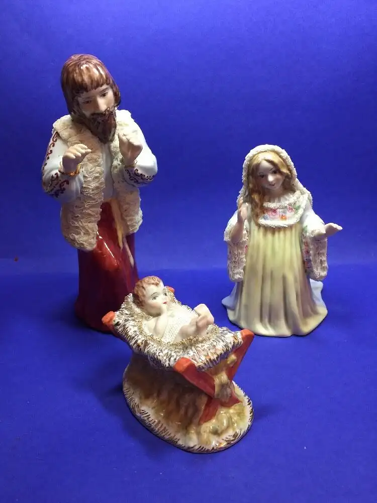 Krippe Porzellan Irish Dresden 11 teilig 1