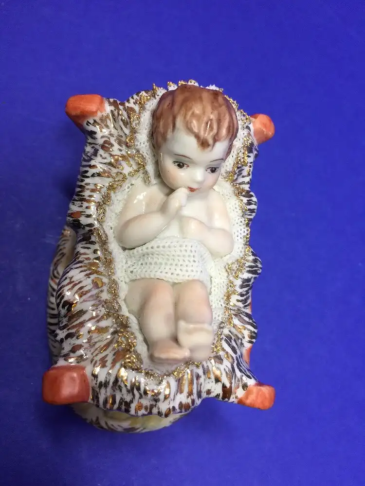 Krippe Porzellan Irish Dresden 11 teilig 10