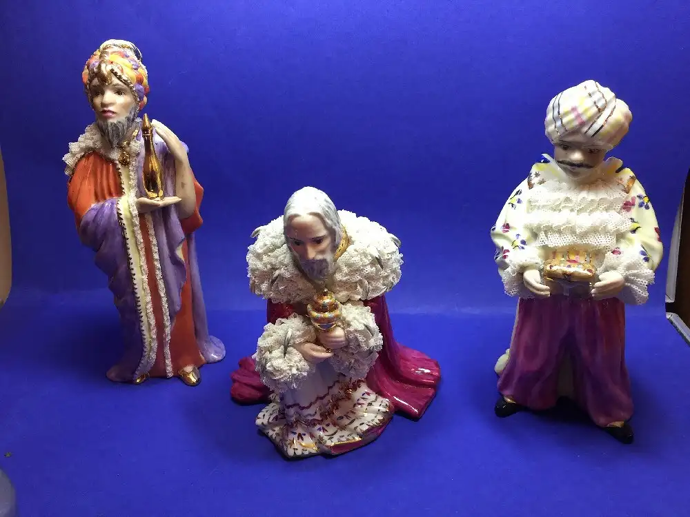 Krippe Porzellan Irish Dresden 11 teilig 2