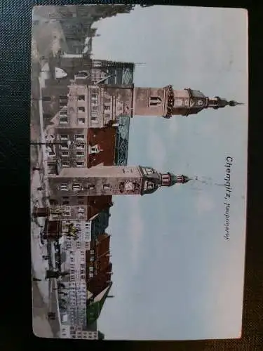 Chemnitz Hauptmarkt Denkmal Kirche Stadtplatz 402560 WM