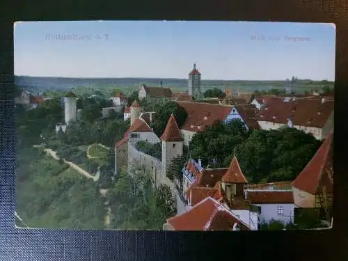 Rothenburg Blick vom Burgturm Burg Festung Weinfelder 402564 WM F