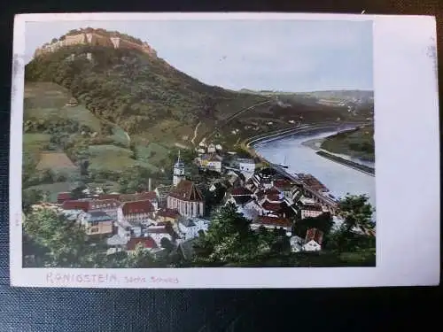 Königstein Schweiz Kirche Fluss Hügel Brücke 402569 WM F