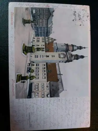 Chemnitz Hauptmarkt Marktplatz Kirche Rathaus Denkmal 402578 WM