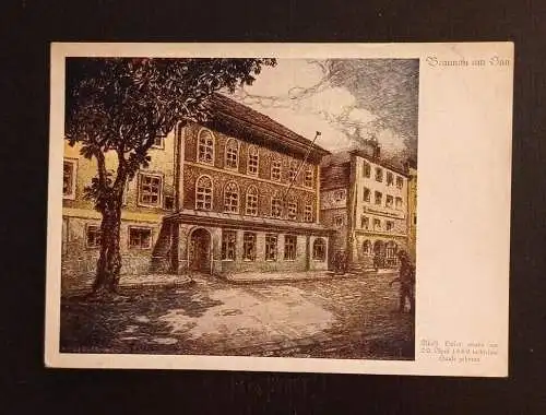 Ansichtskarte Oberösterreich Braunau Am Inn Geburtstagshaus Hitlers 600798A Ga G
