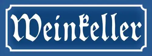 Schild Wein Keller Fass Alkohol Reebe Straße Ort Platz 27x10 Blech od.Holz