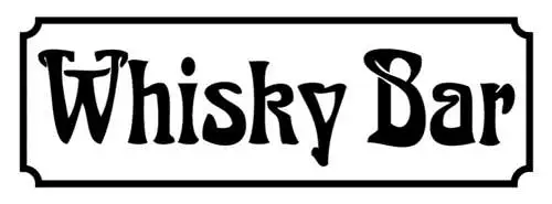 Schild Whisky Bar Whiskey Alkohol Lokal Straße Ort Platz 27x10 Blech od.Holz