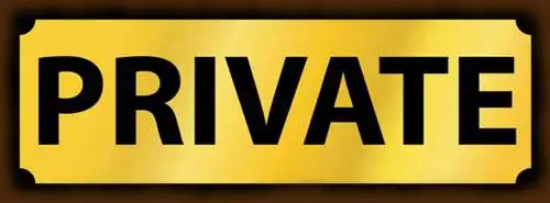 Schild Private Privat Grund Kein Zutritt Verbot Haus Wohnung 27x10 Blech od.Holz