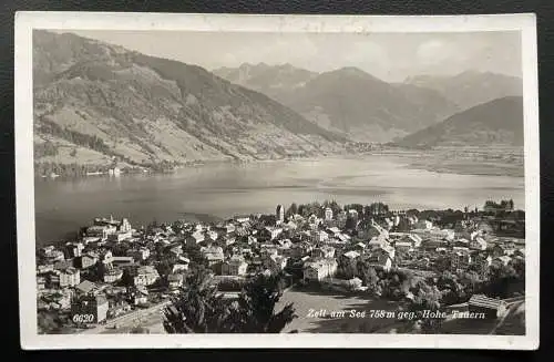 Ansichtskarte Zell am See Hohe Tauern Berg Stadt Zeller See Salzburg Österreich