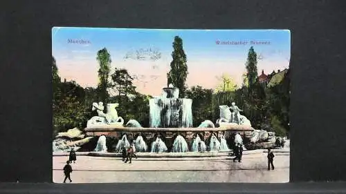 Ansichtskarte München Wittelsbacher Brunnen 20020 jw J