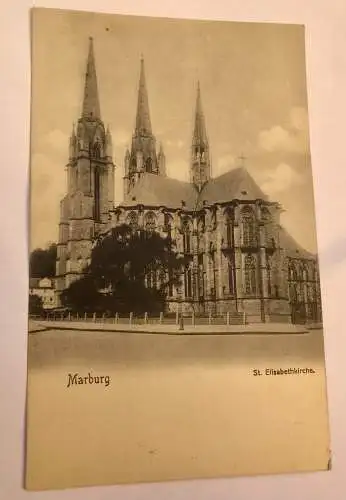 AK, Hessen, Marburg, Elisabehtkirche