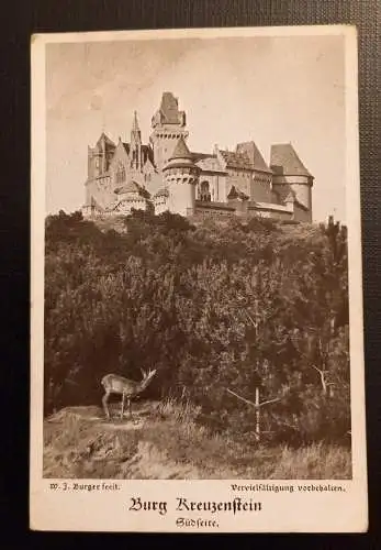 Ansichtskarte Niederösterreich Burg Kreuzenstein Südseite Ga