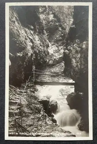 Imst Rosengarten Schlucht Holzbrücke Fluss Tirol Österreich 402629 TH C