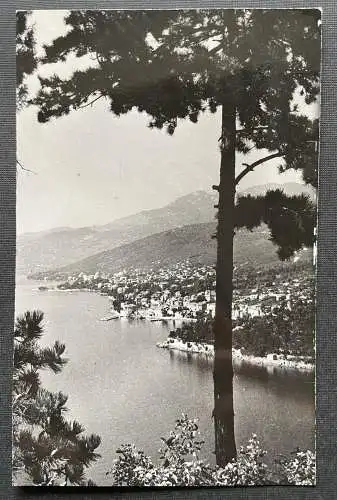 Opatija Seebad Bucht Ufer Istrien Baum Berg Kroatien Jugoslawien 402681 TH C