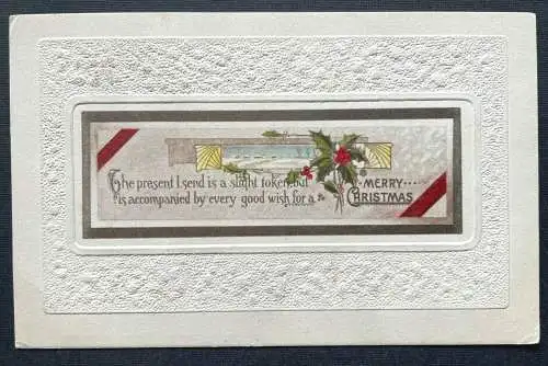 Merry Christmas Fröhliche Weihnachten Spruch Geschenk Mistel 402647 TH C