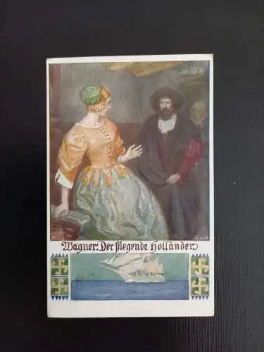 Ansichtskarte Wagner, Der fliegende Holländer, 402721 gr C