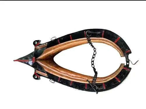 Kummetgeschirr Pferdegeschirr Kummet Pferd Zaumzeug Kutsche Wagen 85x55 cm