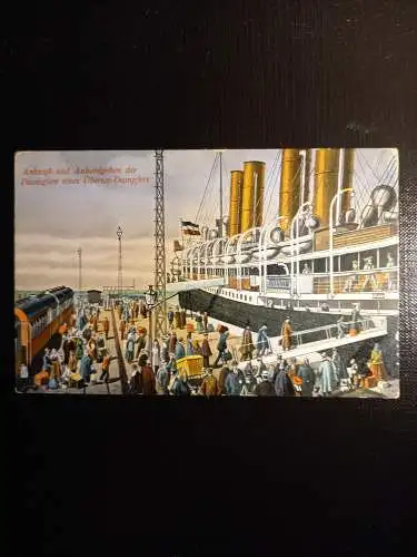 Passagiere eines Übersee Dampfers 410286 gr C