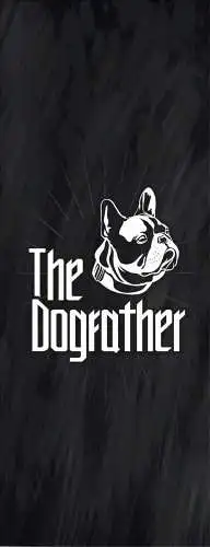 Schild the dog father hund hunde besitzer godfather pate 27x10 blech od.holz