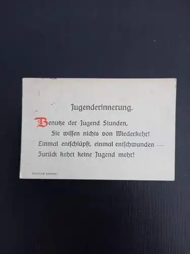 Spruchkarte Jugenderinnerung Jugend 401128 gr A