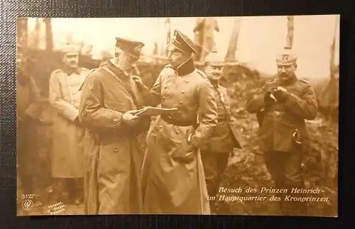 Besuch Des Prinzen Heinrich Im Hauptquartier Des Kronprinzen 410463 H Gr
